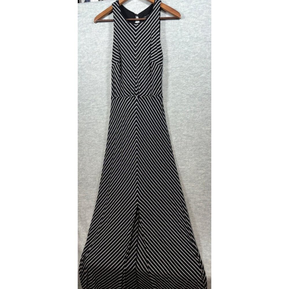 White House Black Market Striped Maxi Dress S Casual Summer